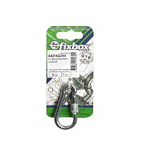 Карабин с предохранительной гайкой Fibox DIN5299D 6мм (1шт) картинка